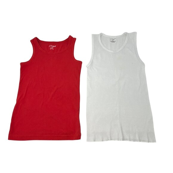 Boys Clothes -5‎ Tank Tops & 1 Shorts  - Size 7 and Large - Picture 4 of 8